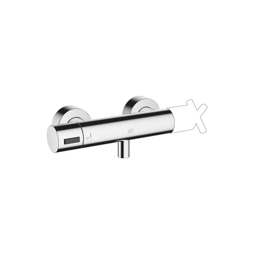 DORNBRACHT Brause-Thermostat für Wandmonatge SERIENNEUTRAL 34443979 Chrom, 34443979-00 Galeriebild 1